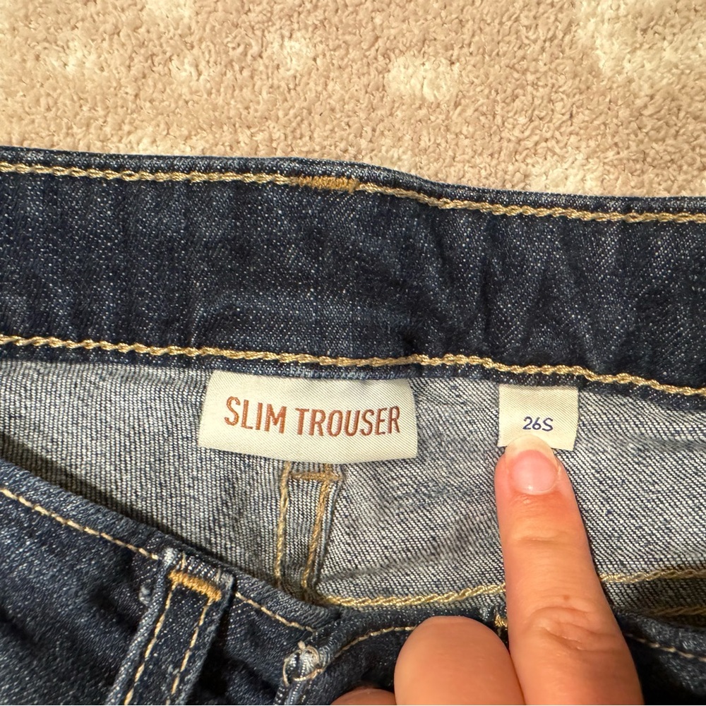 Ariat Blue Slim Trouser Jeans - Picture 3 of 3